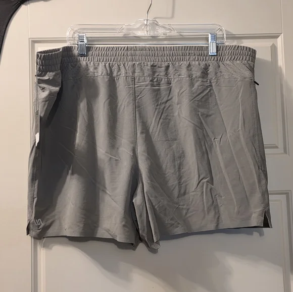 VRST Mens Accelerate Run Shorts In Silver Shadow Size XXL - Picture 5 of 6